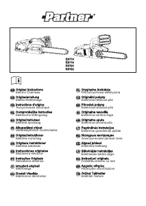 Bruksanvisning Partner ES718 Motorsag