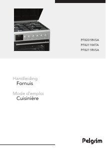 Mode d’emploi Pelgrim PF8211WIT Cuisinière