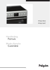 Mode d’emploi Pelgrim PF8221RVS Cuisinière