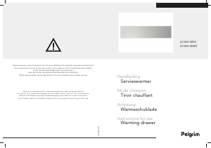 Handleiding Pelgrim ACW614 Warmhoudlade