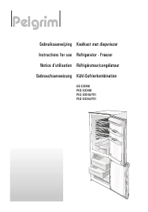 Handleiding Pelgrim PKD9304A Koel-vries combinatie