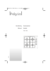 Handleiding Pelgrim PK560 Kookplaat