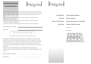 Handleiding Pelgrim GKV110 Kookplaat