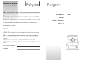 Manual Pelgrim DOGK30 Hob