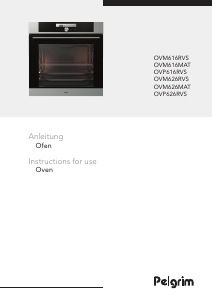 Manual Pelgrim OVM616 Oven