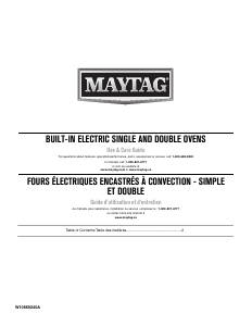 Mode d’emploi Maytag MEW7630DS Four