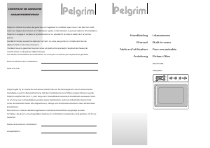 Manual Pelgrim OSK995 Oven