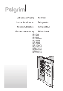 Handleiding Pelgrim PKS8200 Koelkast