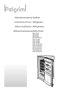 Handleiding Pelgrim PKS8170A Koelkast