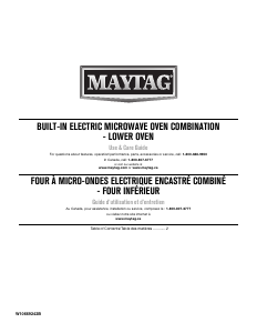 Mode d’emploi Maytag MMW7730DE Four