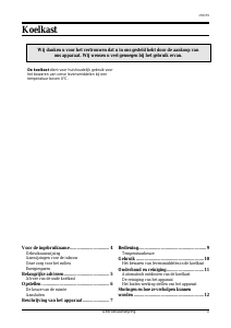 Handleiding Pelgrim KK1220A Koelkast