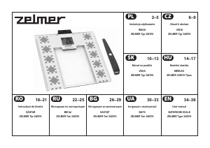 Instrukcja Zelmer 34Z018 Waga