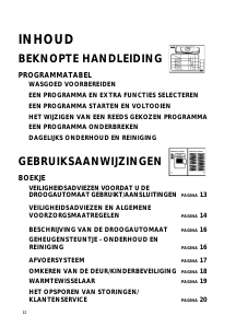 Handleiding Bauknecht TRKD Prestige 7 Wasdroger