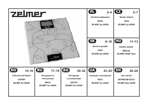 Instrukcja Zelmer 34Z020 Waga