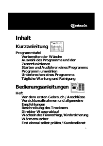 Bedienungsanleitung Bauknecht TRKD 6626 Trockner