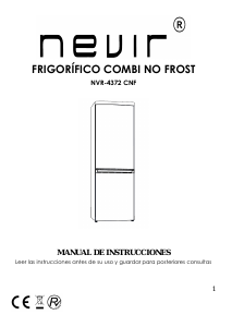 Manual Nevir NVR-4372 CNF Fridge-Freezer