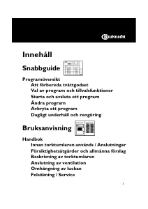 Bruksanvisning Bauknecht TRAK 6460 Torktumlare