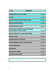 Mode d’emploi Bauknecht TRA 4350/4 Sèche-linge