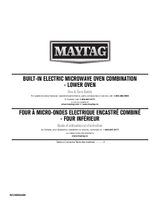 Manual Maytag MMW7730DE Microwave