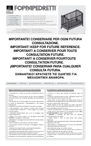 Manual Foppapedretti Pastello Cot