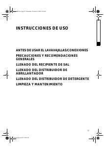 Manual de uso Bauknecht GMX 5552 Lavavajillas