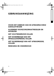 Handleiding Bauknecht GSIP 6198 IN Vaatwasser