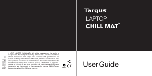 Manual Targus PA248U5W Laptop Cooling Stand
