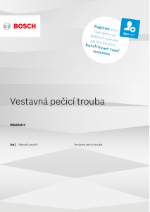 Manuál Bosch HBA534ES0 Trouba