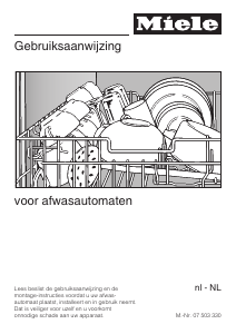 Handleiding Miele G 1833 Vaatwasser