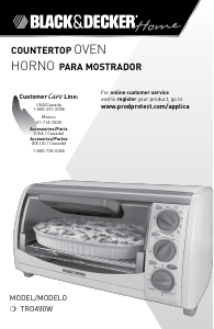 Manual de uso Black and Decker TRO490W Horno