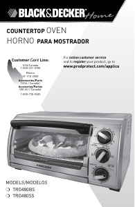 Manual de uso Black and Decker TRO480BS Horno