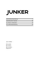 Manual Junker JG4119260 Microwave