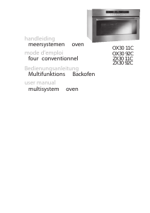 Manual ATAG OX3092C Oven