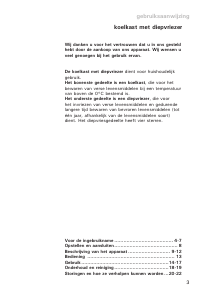 Handleiding ATAG KS1178B Koel-vries combinatie