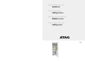 Mode d’emploi ATAG KD60178B Réfrigérateur combiné