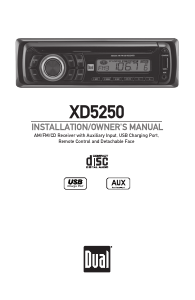 Manual Dual XD5250 Car Radio