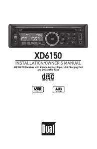 Manual Dual XD6150 Car Radio