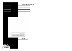 Handleiding ATAG OWC655A Afzuigkap