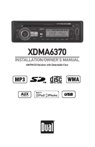 Manual Dual XDMA6370 Car Radio