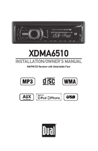 Manual Dual XDMA6510 Car Radio