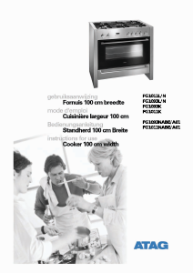 Mode d’emploi ATAG FG1093L Cuisinière