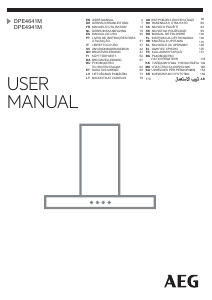 Manuale AEG DPE4641M Cappa da cucina