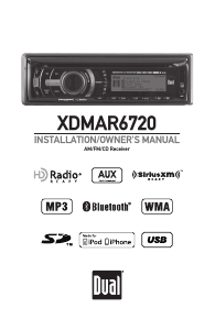 Manual Dual XDMAR6720 Car Radio