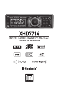 Manual Dual XHD7714 Car Radio