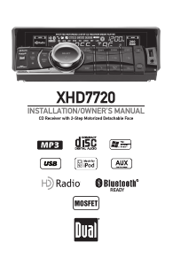 Manual Dual XHD7720 Car Radio