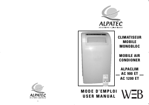 Mode d’emploi Alpatec AC 900 ET Climatiseur