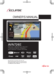 Handleiding Eclipse AVN726E Navigatiesysteem