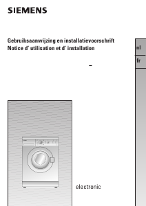 Mode d’emploi Siemens WXB1060FF Lave-linge