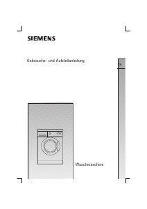 Bedienungsanleitung Siemens WXL1425 Waschmaschine