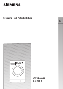 Bedienungsanleitung Siemens WXLM140A Waschmaschine
